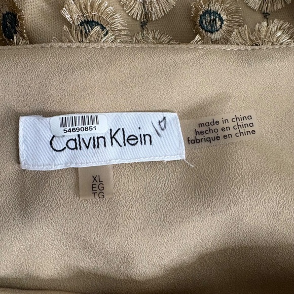 Calvin Klein Gold Blouse - Picture 8 of 13